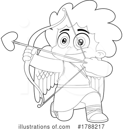 Royalty-Free (RF) Cupid Clipart Illustration by Hit Toon - Stock Sample #1788217