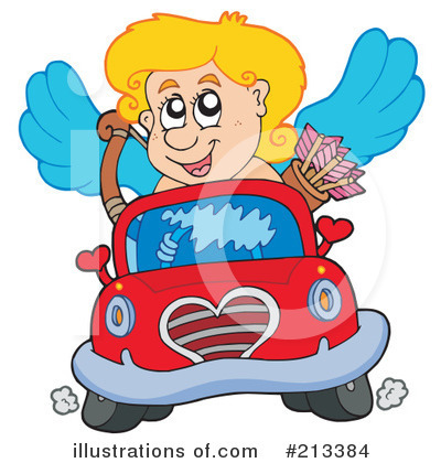 Royalty-Free (RF) Cupid Clipart Illustration by visekart - Stock Sample #213384
