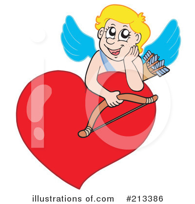 Royalty-Free (RF) Cupid Clipart Illustration by visekart - Stock Sample #213386