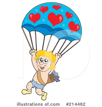 Royalty-Free (RF) Cupid Clipart Illustration by visekart - Stock Sample #214462