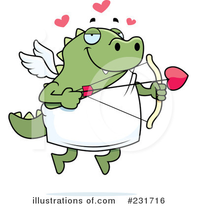 Royalty-Free (RF) Cupid Clipart Illustration by Cory Thoman - Stock Sample #231716