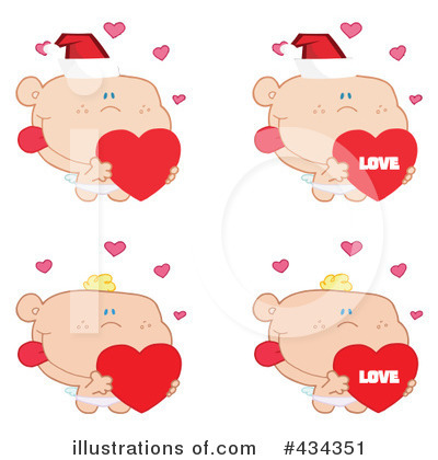 Royalty-Free (RF) Cupid Clipart Illustration by Hit Toon - Stock Sample #434351