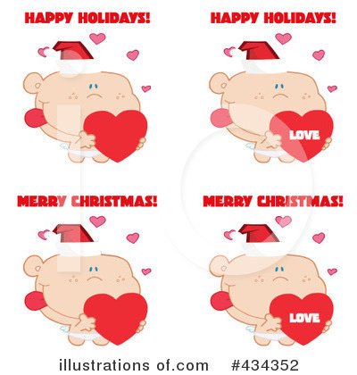 Royalty-Free (RF) Cupid Clipart Illustration by Hit Toon - Stock Sample #434352