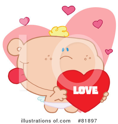 Royalty-Free (RF) Cupid Clipart Illustration by Hit Toon - Stock Sample #81897
