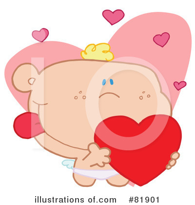 Royalty-Free (RF) Cupid Clipart Illustration by Hit Toon - Stock Sample #81901