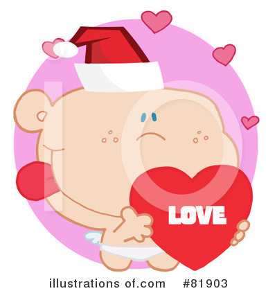Royalty-Free (RF) Cupid Clipart Illustration by Hit Toon - Stock Sample #81903