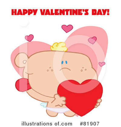 Royalty-Free (RF) Cupid Clipart Illustration by Hit Toon - Stock Sample #81907