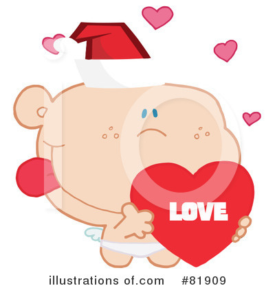 Royalty-Free (RF) Cupid Clipart Illustration by Hit Toon - Stock Sample #81909