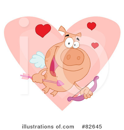 Royalty-Free (RF) Cupid Clipart Illustration by Hit Toon - Stock Sample #82645