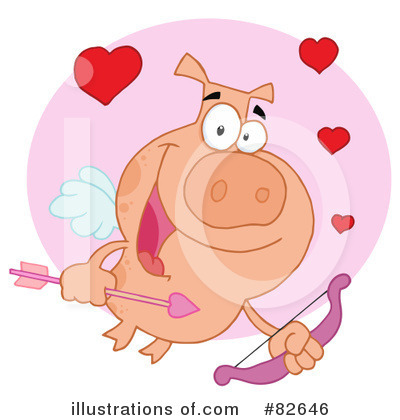 Royalty-Free (RF) Cupid Clipart Illustration by Hit Toon - Stock Sample #82646