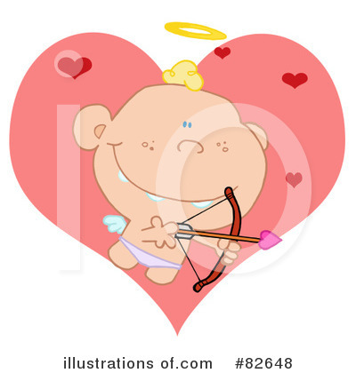 Royalty-Free (RF) Cupid Clipart Illustration by Hit Toon - Stock Sample #82648