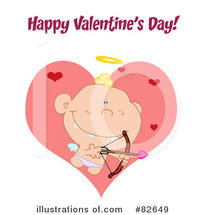 Royalty-Free (RF) Cupid Clipart Illustration by Hit Toon - Stock Sample #82649