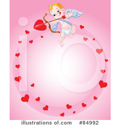 Royalty-Free (RF) Cupid Clipart Illustration by Pushkin - Stock Sample #84992