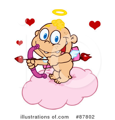 Royalty-Free (RF) Cupid Clipart Illustration by Hit Toon - Stock Sample #87802