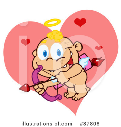 Royalty-Free (RF) Cupid Clipart Illustration by Hit Toon - Stock Sample #87806