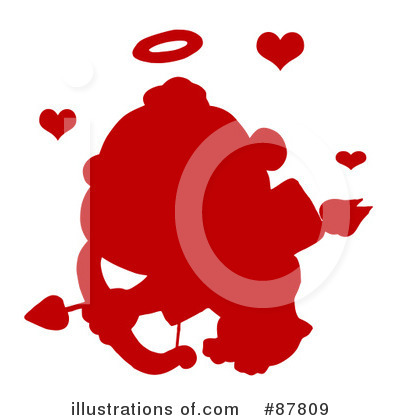 Royalty-Free (RF) Cupid Clipart Illustration by Hit Toon - Stock Sample #87809