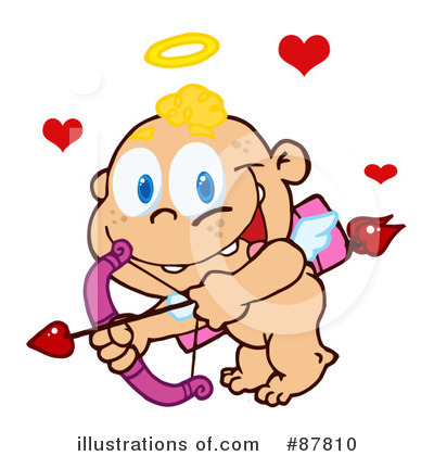 Royalty-Free (RF) Cupid Clipart Illustration by Hit Toon - Stock Sample #87810