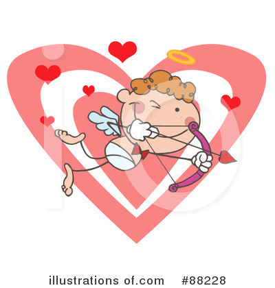 Royalty-Free (RF) Cupid Clipart Illustration by Hit Toon - Stock Sample #88228
