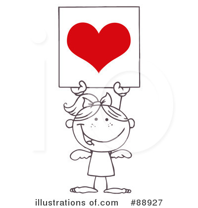 Royalty-Free (RF) Cupid Clipart Illustration by Hit Toon - Stock Sample #88927