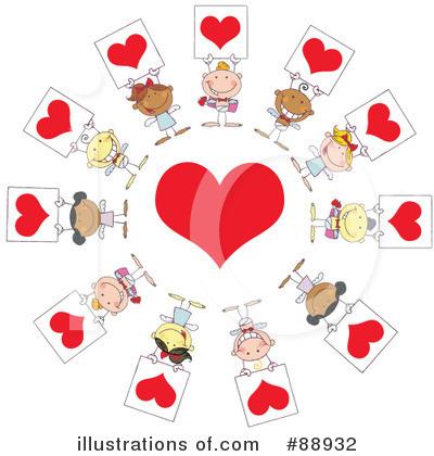 Royalty-Free (RF) Cupid Clipart Illustration by Hit Toon - Stock Sample #88932
