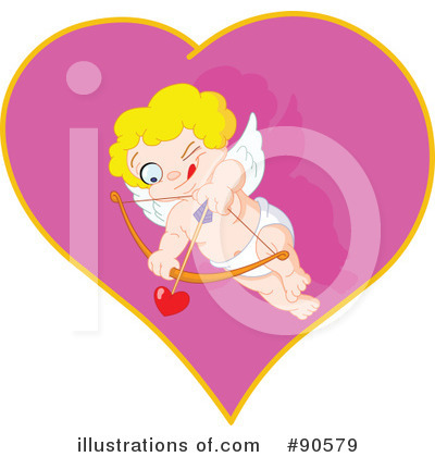 Royalty-Free (RF) Cupid Clipart Illustration by yayayoyo - Stock Sample #90579
