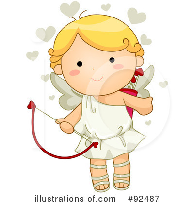 Royalty-Free (RF) Cupid Clipart Illustration by BNP Design Studio - Stock Sample #92487