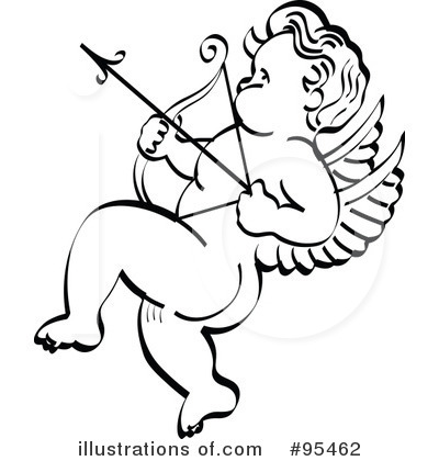 Royalty-Free (RF) Cupid Clipart Illustration by Andy Nortnik - Stock Sample #95462