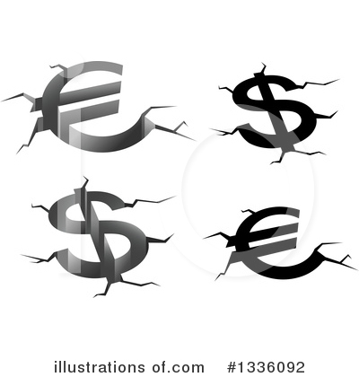 Euros Clipart #1336092 by Vector Tradition SM