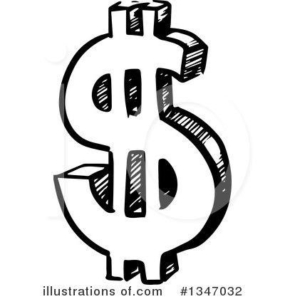 Royalty-Free (RF) Currency Clipart Illustration by Vector Tradition SM - Stock Sample #1347032