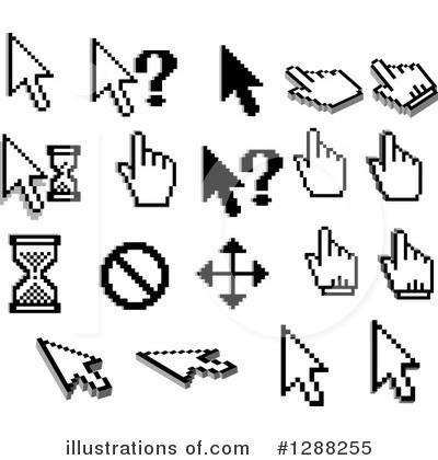 Royalty-Free (RF) Cursor Clipart Illustration by Vector Tradition SM - Stock Sample #1288255