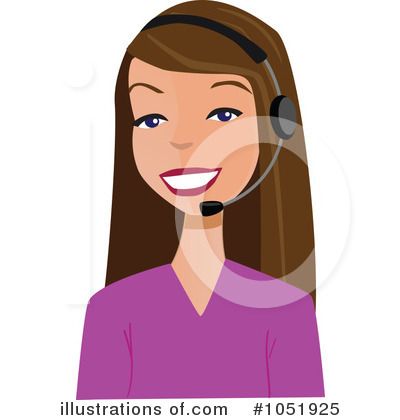 Royalty-Free (RF) Customer Service Clipart Illustration by peachidesigns - Stock Sample #1051925