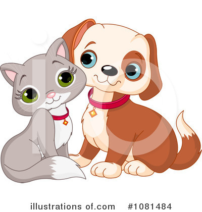 Royalty-Free (RF) Cute Animals Clipart Illustration by Pushkin - Stock Sample #1081484