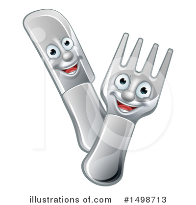 Royalty-Free (RF) Cutlery Clipart Illustration by AtStockIllustration - Stock Sample #1498713