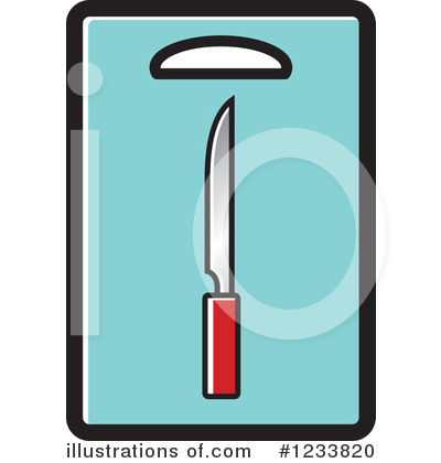 Royalty-Free (RF) Cutting Board Clipart Illustration by Lal Perera - Stock Sample #1233820