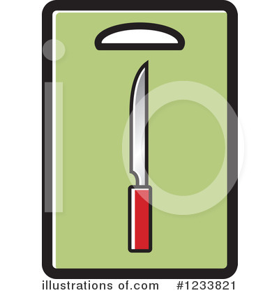 Royalty-Free (RF) Cutting Board Clipart Illustration by Lal Perera - Stock Sample #1233821