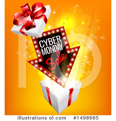 Royalty-Free (RF) Cyber Monday Clipart Illustration by AtStockIllustration - Stock Sample #1498665