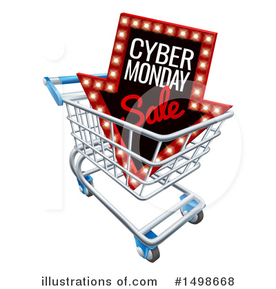 Royalty-Free (RF) Cyber Monday Clipart Illustration by AtStockIllustration - Stock Sample #1498668