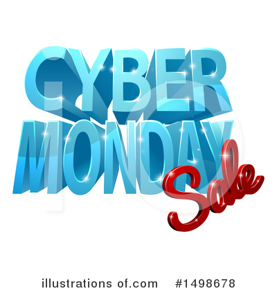Royalty-Free (RF) Cyber Monday Clipart Illustration by AtStockIllustration - Stock Sample #1498678