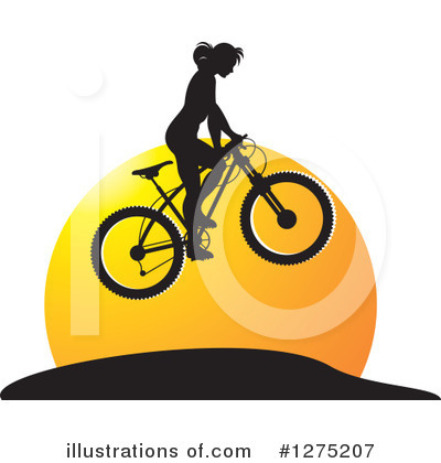 Royalty-Free (RF) Cycling Clipart Illustration by Lal Perera - Stock Sample #1275207