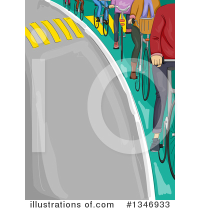 Cyclist Clipart #1346933 by BNP Design Studio
