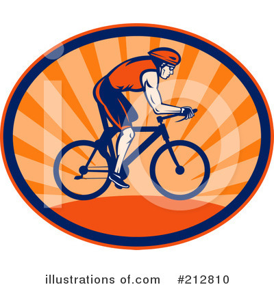 Royalty-Free (RF) Cycling Clipart Illustration by patrimonio - Stock Sample #212810