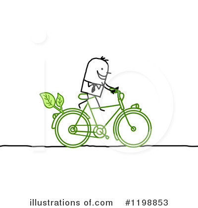 Royalty-Free (RF) Cyclist Clipart Illustration by NL shop - Stock Sample #1198853