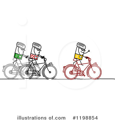 Bicycling Clipart #1198854 by NL shop
