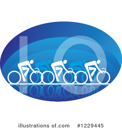 Cyclist Clipart #1229445 by Vector Tradition SM