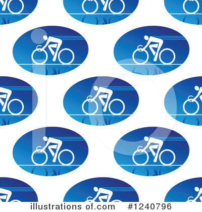 Royalty-Free (RF) Cyclist Clipart Illustration by Vector Tradition SM - Stock Sample #1240796
