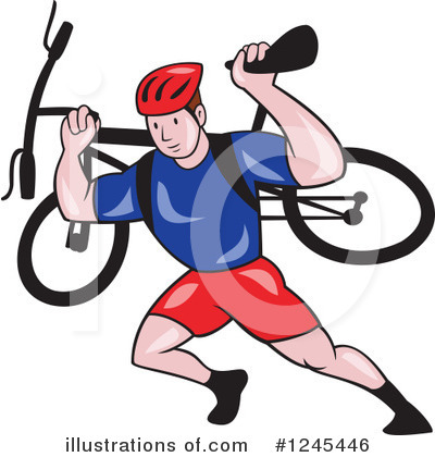 Bicycle Clipart #1245446 by patrimonio