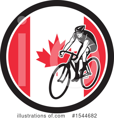 Royalty-Free (RF) Cyclist Clipart Illustration by patrimonio - Stock Sample #1544682