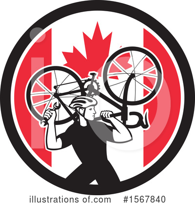 Cyclist Clipart #1567840 by patrimonio