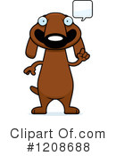 Dachshund Clipart #1208688 by Cory Thoman