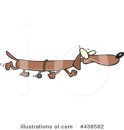 Wiener Dog Clipart #70572 - Illustration by Pushkin